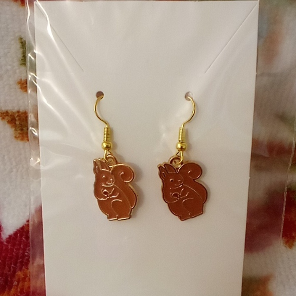 Squirrel Earrings